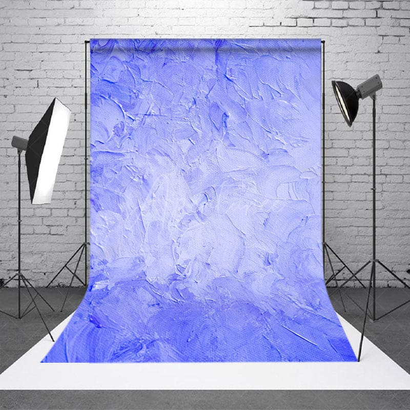 Aperturee - Aperturee Blue Violet Abstract Texture Photography Backdrop