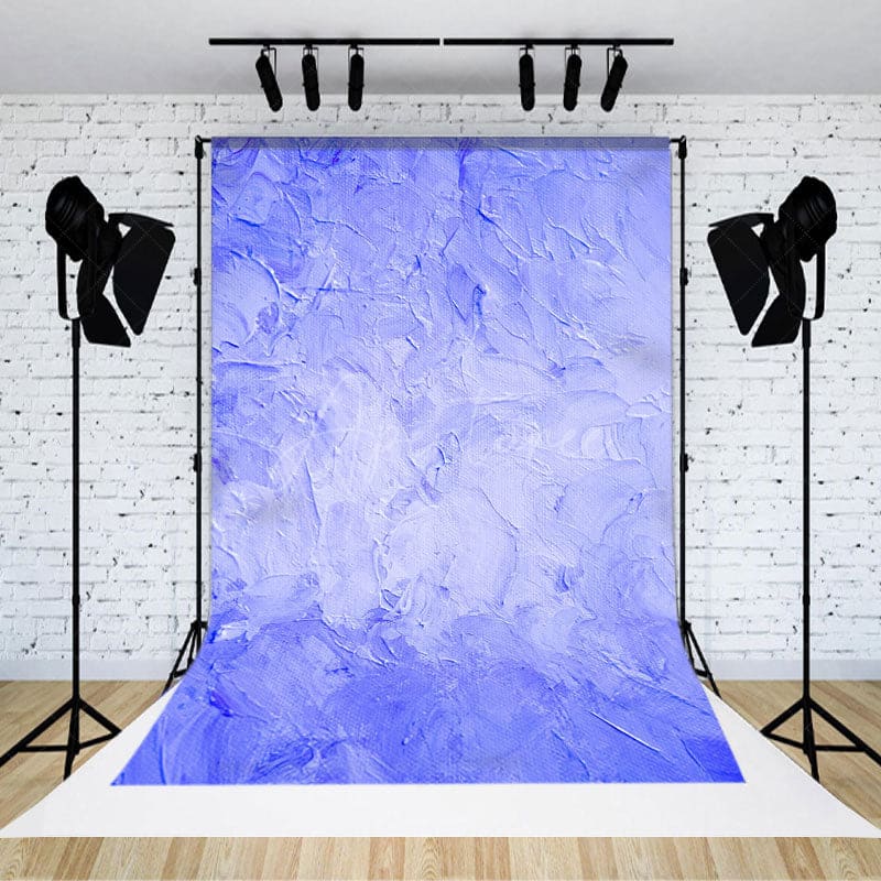 Aperturee - Aperturee Blue Violet Abstract Texture Photography Backdrop