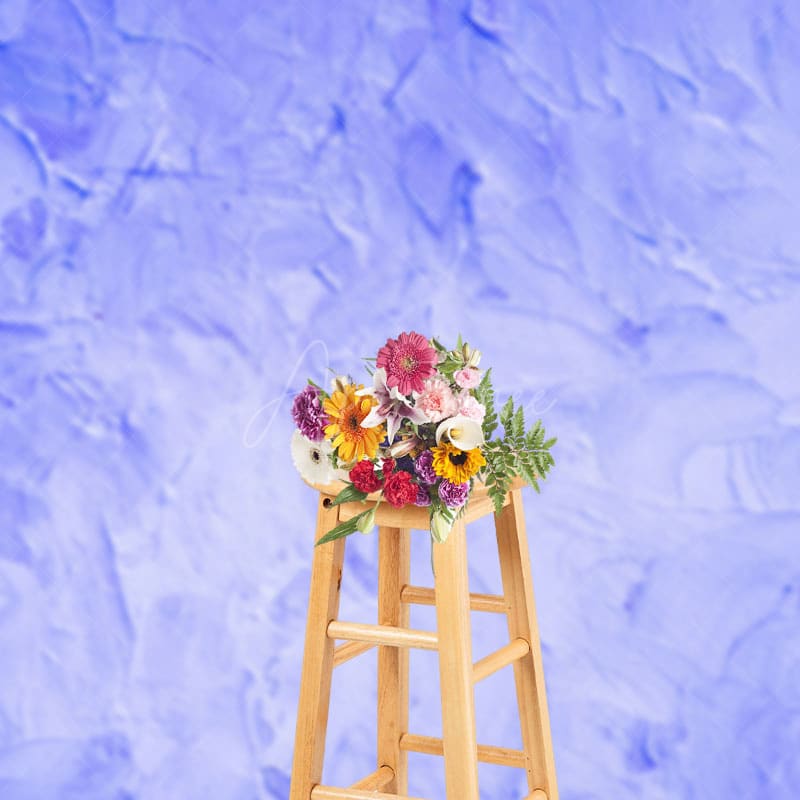 Aperturee - Aperturee Blue Violet Abstract Texture Photography Backdrop