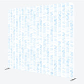 Aperturee - Aperturee Blue Watercolor Pattern Tension Fabric Backdrop Abstract Brush Stroke Decoration Baby Boy Shower Background