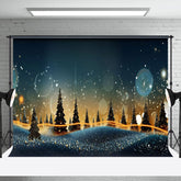 Aperturee - Aperturee Blur Bokeh Glitter Pine Photography Backdrop