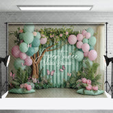 Aperturee - Aperturee Bohemian Willows Pastel Photography Spring Backdrop