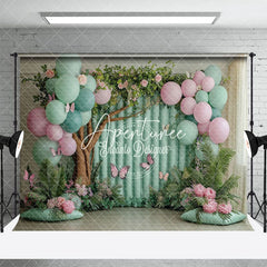 Aperturee - Aperturee Bohemian Willows Pastel Photography Spring Backdrop