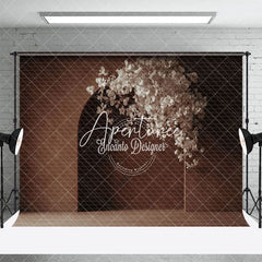 Aperturee - Aperturee Boho Arch Wall Floral Wedding Photography Backdrop