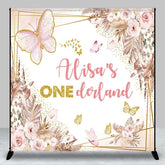Aperturee - Aperturee Boho Butterfly Onederland Custom Birthday Backdrop