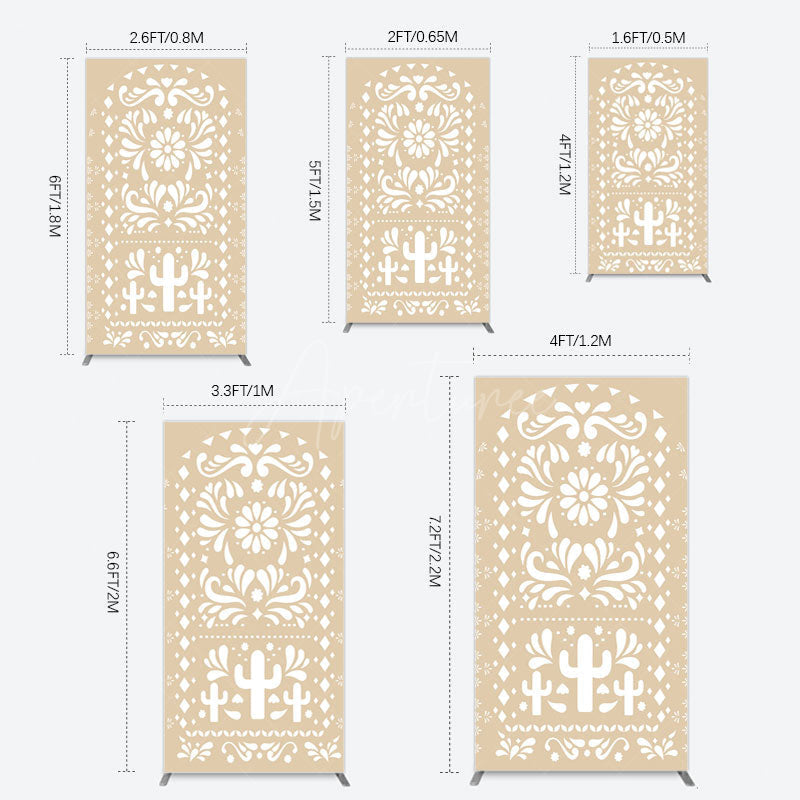Aperturee - Aperturee Boho Hanukkah Holiday Festival Sweet Rectangle Backdrop