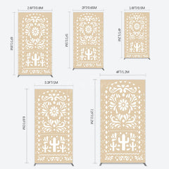 Aperturee - Aperturee Boho Hanukkah Holiday Festival Sweet Rectangle Backdrop