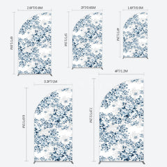 Aperturee - Aperturee Boho Here Comes The Son Baby Shower Half Moon Arch Backdrop