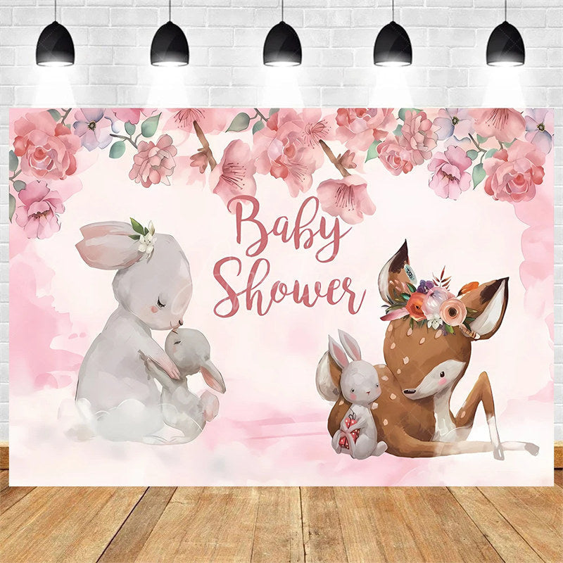 Aperturee Aperturee Boho Jungle Safari Animals Backdrop Adventure for Baby Shower or Birthday Party Photo Prop Decor