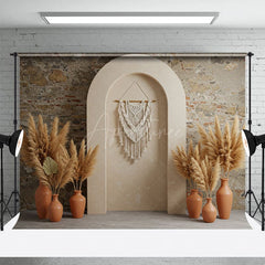 Aperturee - Aperturee Boho Retro Old Style Wall Elegant Wedding Backdrop