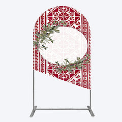 Aperturee - Aperturee Boho Slovakia Pattern Sweet Wedding Arch Backdrop