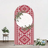 Aperturee - Aperturee Boho Slovakia Pattern Sweet Wedding Arch Backdrop