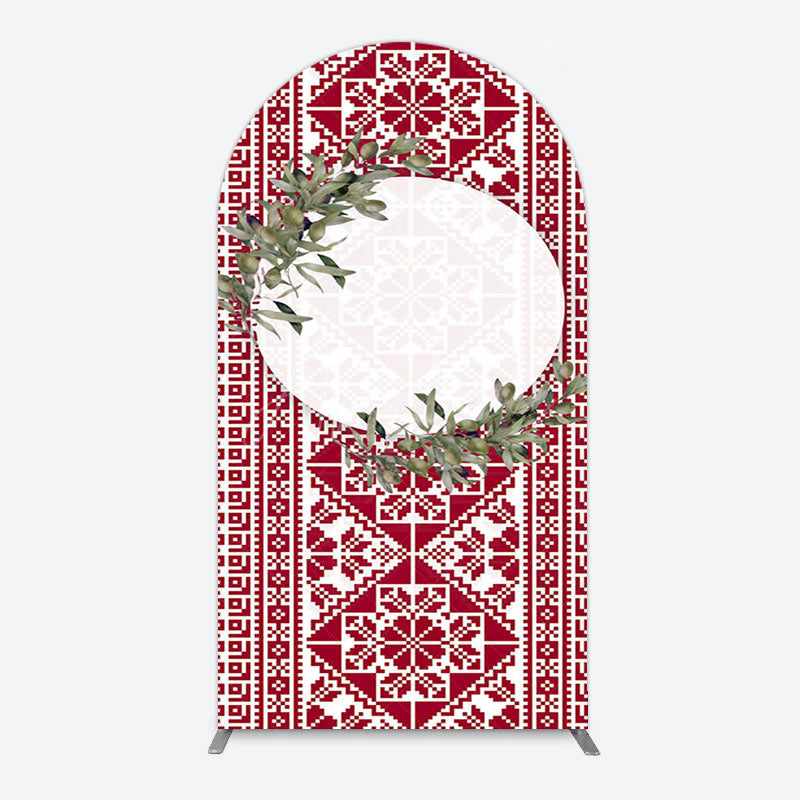 Aperturee - Aperturee Boho Slovakia Pattern Sweet Wedding Arch Backdrop