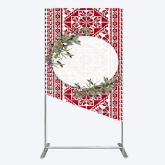 Aperturee - Aperturee Boho Slovakia Pattern Sweet Wedding Rectangle Backdrop