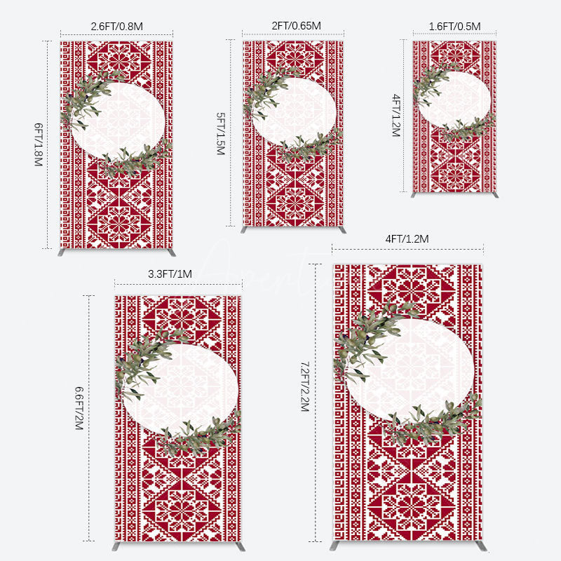 Aperturee - Aperturee Boho Slovakia Pattern Sweet Wedding Rectangle Backdrop