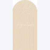 Aperturee - Aperturee Boho Solid Color Wedding Arch Minimalist Backdrop for Baby Shower Ceremony Neutral Tone Photo Background