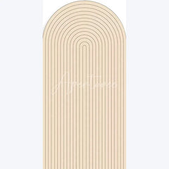 Aperturee - Aperturee Boho Solid Color Wedding Arch Minimalist Backdrop for Baby Shower Ceremony Neutral Tone Photo Background