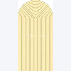 Aperturee - Aperturee Boho Solid Color Wedding Arch Minimalist Backdrop for Baby Shower Ceremony Neutral Tone Photo Background