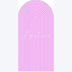 Aperturee - Aperturee Boho Solid Color Wedding Arch Minimalist Backdrop for Baby Shower Ceremony Neutral Tone Photo Background