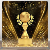 Aperturee - Aperturee Bokeh Black Golden Globe Award Pillow Case Backdrop