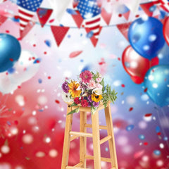 Aperturee - Aperturee Bokeh Ribbons Celebration Holiday Photo Backdrop