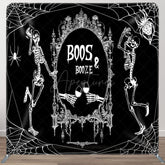 Aperturee - Aperturee Boos And Booze Halloween Square Tension Backdrop