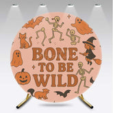 Aperturee Aperturee Born To Be Wild Halloween Birthday Round Backdrop