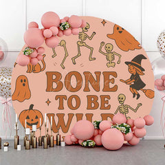 Aperturee Aperturee Born To Be Wild Halloween Birthday Round Backdrop