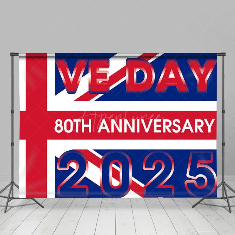 Aperturee - Aperturee British Flag 80th Anniversary 2025 VE Day Backdrop