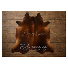 Aperturee - Aperturee Brown Bear Shape Carpet Rubber Floor Mat For Photo