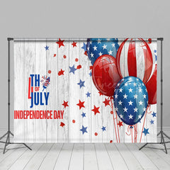 Aperturee - Aperturee Celebrating Independence Day Balloon Wood Backdrop