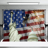 Aperturee - Aperturee Celebrating Independence Day Freedom Photo Backdrop