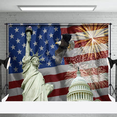 Aperturee - Aperturee Celebrating Independence Day Freedom Photo Backdrop