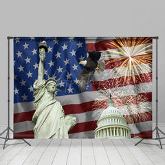 Aperturee - Aperturee Celebrating Independence Day Freedom Photo Backdrop