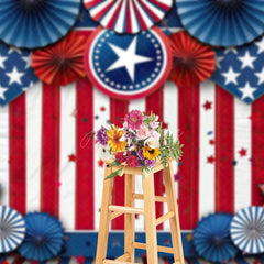 Aperturee - Aperturee Celebrating July 4Th Holiday Photography Backdrop