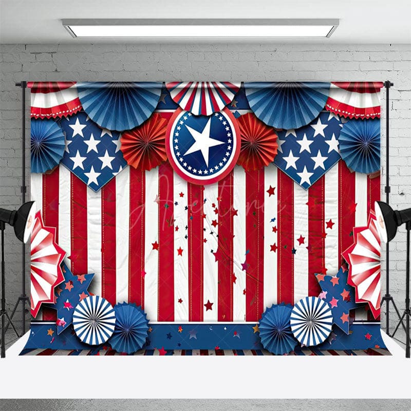 Aperturee - Aperturee Celebrating July 4Th Holiday Photography Backdrop