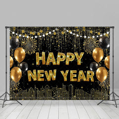 Aperturee - Aperturee Celebration Balloon Happy New Year Holiday Backdrop