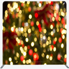 Aperturee - Aperturee Christmas Light Bokeh Square Arch Fabric Backdrop