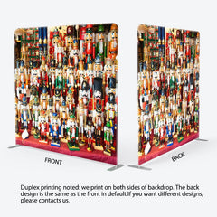 Aperturee - Aperturee Christmas Vibe Nutcracker Store Pillow Case Backdrop