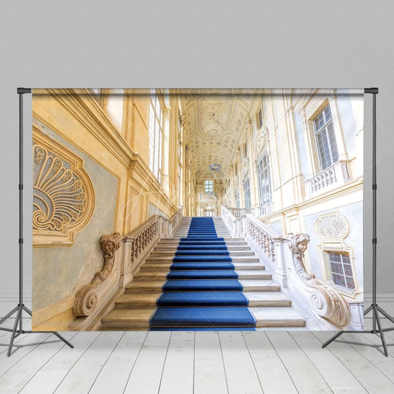 Aperturee - Aperturee Church Steps Cathedral Elegant Photography Backdrop