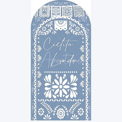 Aperturee - Aperturee Cielito Lindo Boho Wedding Arch Sweetie Baby Shower Backdrop Decor Floral Photo Background for Ceremony