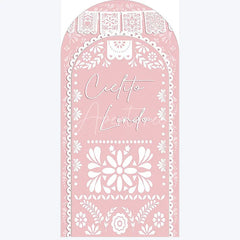 Aperturee - Aperturee Cielito Lindo Boho Wedding Arch Sweetie Baby Shower Backdrop Decor Floral Photo Background for Ceremony