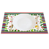 Aperturee - Aperturee Cinco De Mayo Mexican Colorful Set of 4 Placemats