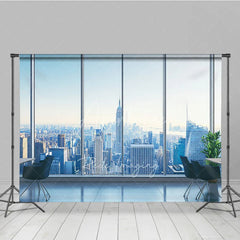 Aperturee - Aperturee City Skyline Architecture Backdrop Office Window View Skyscraper Background Corporate Business Photography