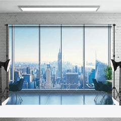 Aperturee - Aperturee City Skyline Architecture Backdrop Office Window View Skyscraper Background Corporate Business Photography