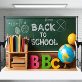 Aperturee - Aperturee Classic Blackboard Classroom Back To School Backdrop