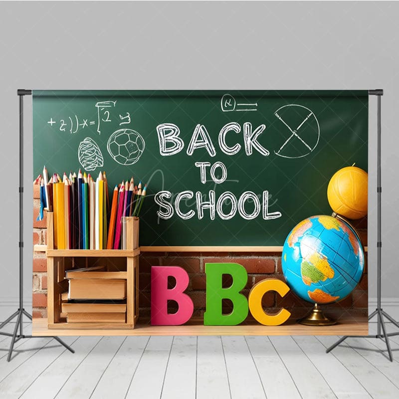 Aperturee - Aperturee Classic Blackboard Classroom Back To School Backdrop