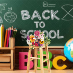 Aperturee - Aperturee Classic Blackboard Classroom Back To School Backdrop