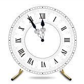 Aperturee - Aperturee Classical Retro Clock Sweet Round Birthday Backdrop