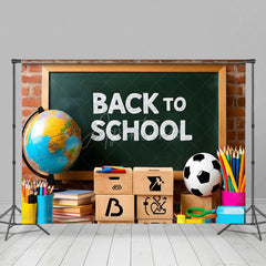 Aperturee - Aperturee Clean Classroom Podium Back To School Photo Backdrop